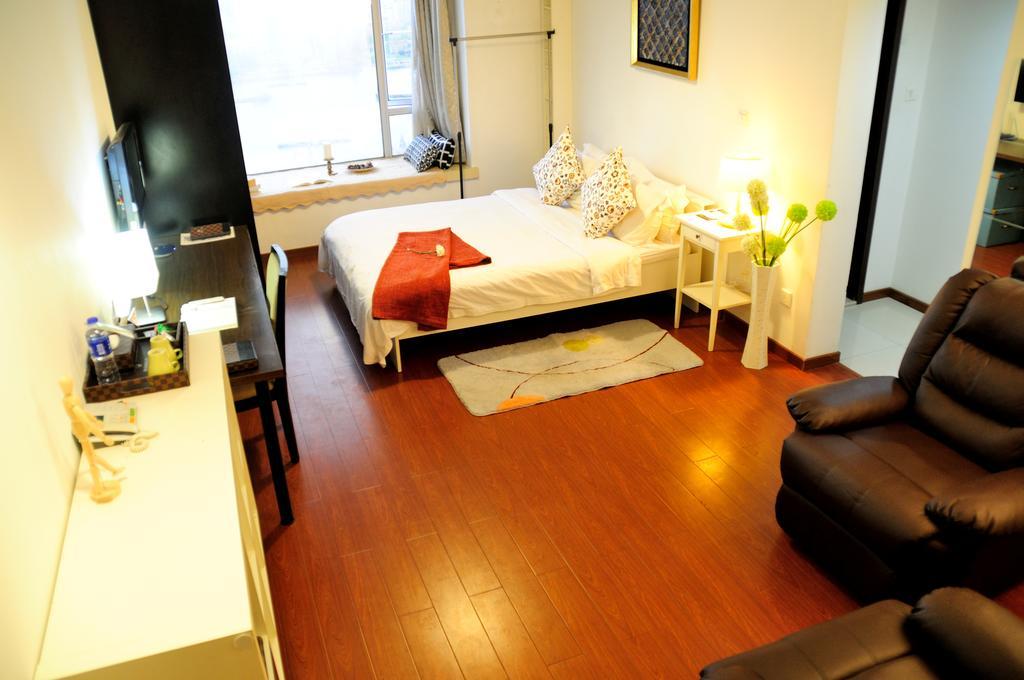 Shanghai Kingland Serviced Apartment Dış mekan fotoğraf