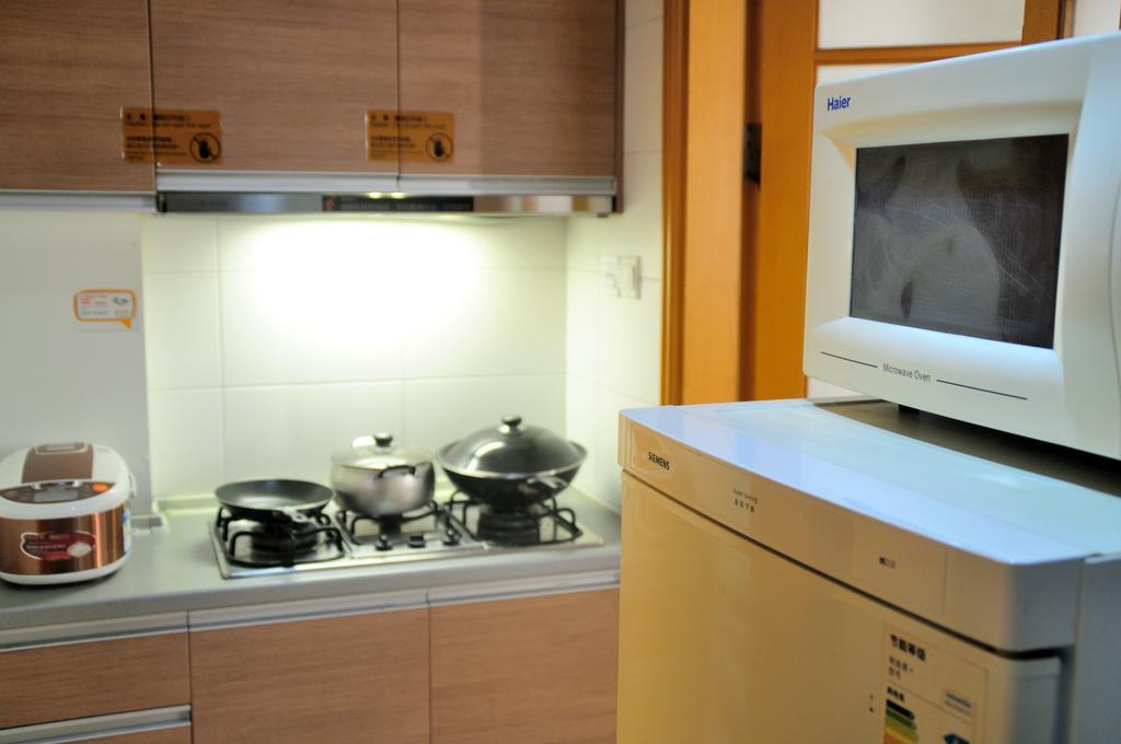 Shanghai Kingland Serviced Apartment Dış mekan fotoğraf