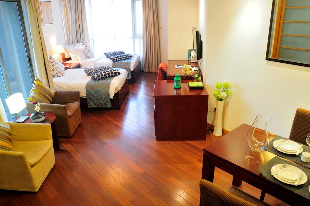 Shanghai Kingland Serviced Apartment Dış mekan fotoğraf