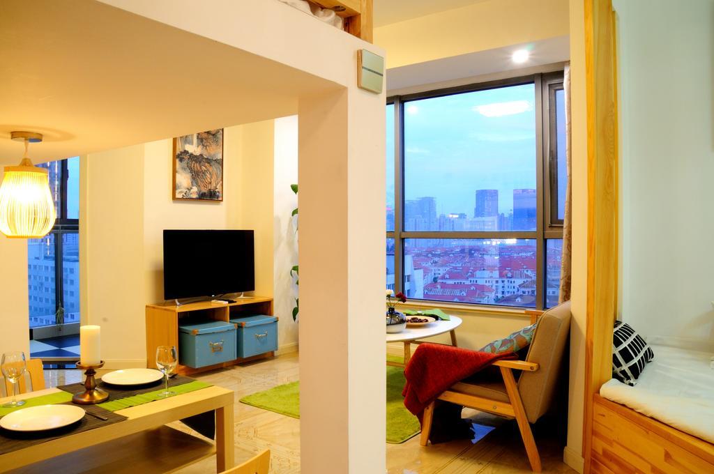 Shanghai Kingland Serviced Apartment Dış mekan fotoğraf