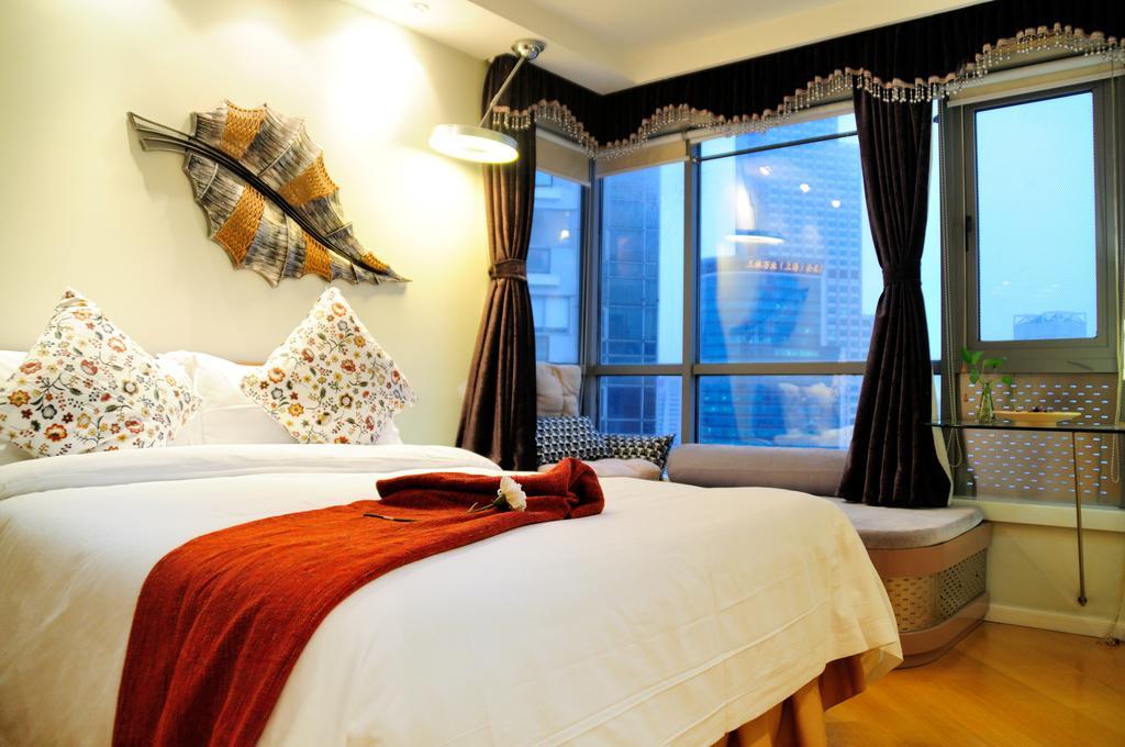 Shanghai Kingland Serviced Apartment Dış mekan fotoğraf