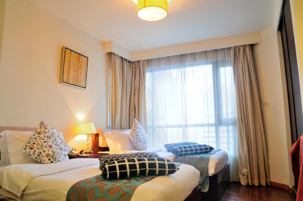 Shanghai Kingland Serviced Apartment Dış mekan fotoğraf