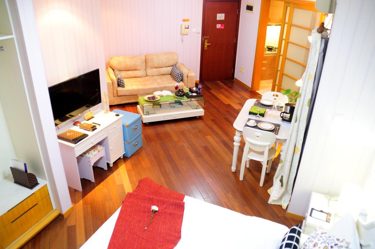 Shanghai Kingland Serviced Apartment Dış mekan fotoğraf