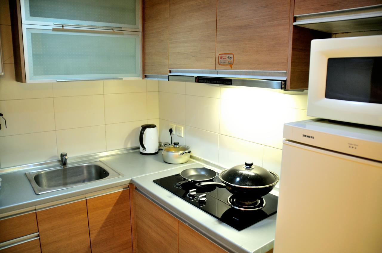 Shanghai Kingland Serviced Apartment Dış mekan fotoğraf