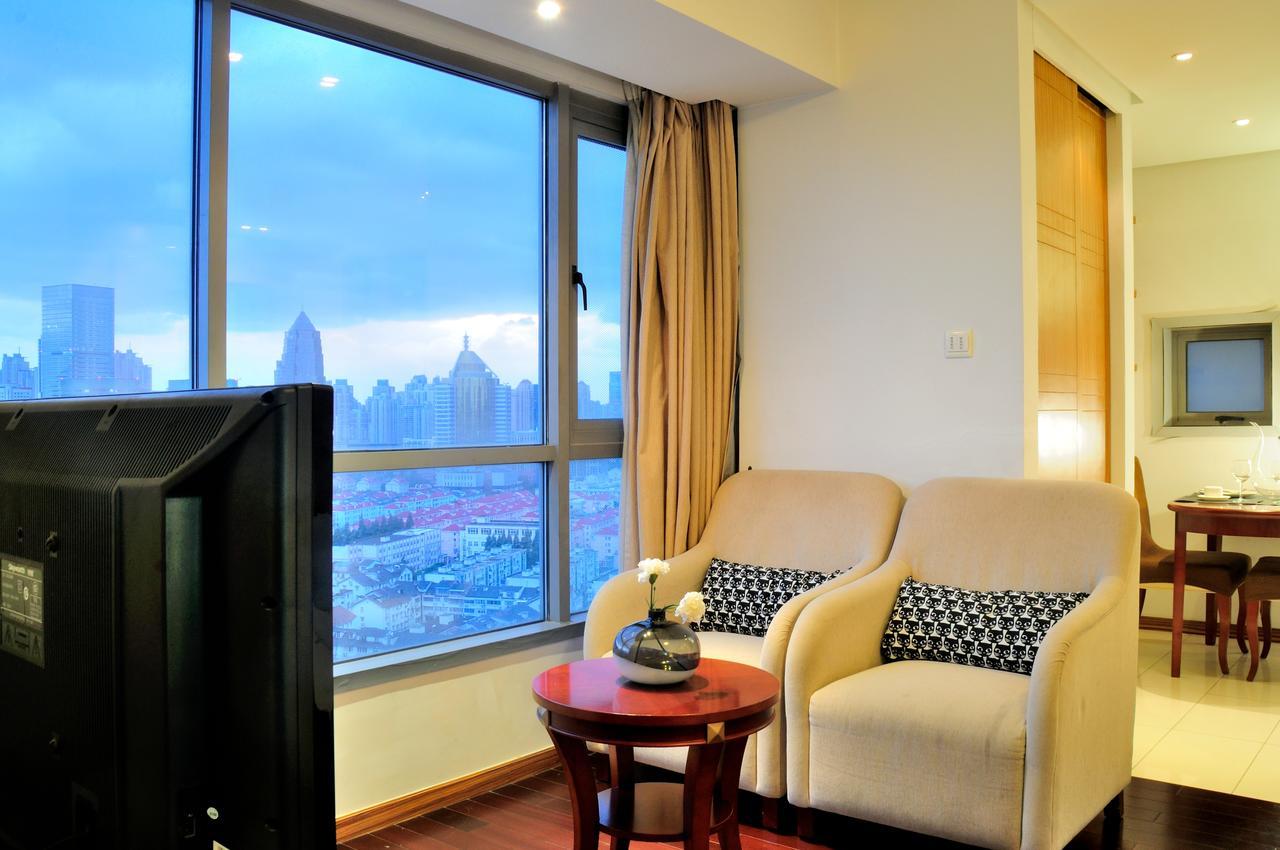 Shanghai Kingland Serviced Apartment Dış mekan fotoğraf